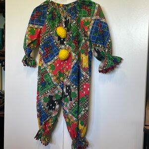 Cute handmade vintage clown costume - Halloween, photos